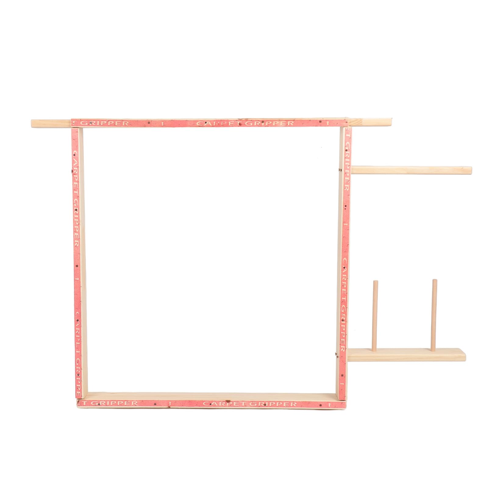 Cadre de tufting de tapis 27.6x27.6 pouces en bois polyvalent Jeffergarden