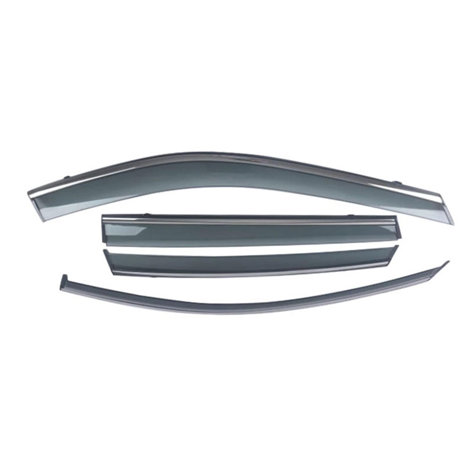 Car Side Windowa Visor Rain Eyebrow Guards Deflectors Trim for Subaru for Legacy for Liberty Sedan 2015-2019