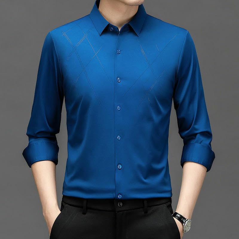 Camisa de manga larga transpirable con botones para evitar el calor 3