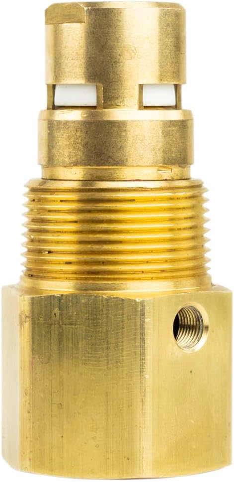 1-1/4" Female NPT x 1-1/4" Male NPT Brass Air Compressor In Tank Check Valve
