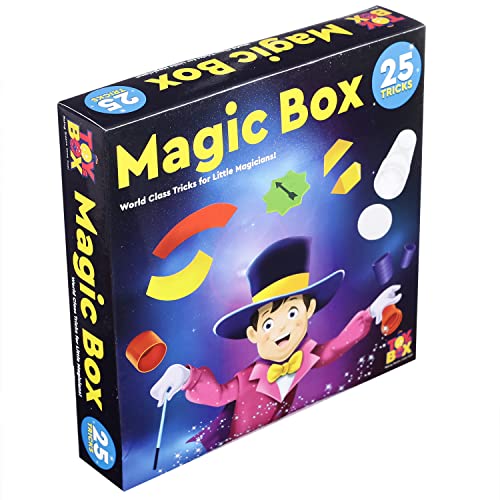 Image of Magic Box 25 Tricks for Kids Magic Tricks Party Game Fun Gag Toy, Present Birthday Toy for Boy, Girl, Multi Color
