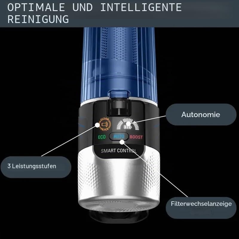 Rowenta X-Force Flex 9.60 Allergy Aqua kabelloser Akku-Stabstaubsauger, herausnehmbarer Akku, Staubsauger kabellos bis zu 45 Min. Laufzeit, kompakt, Flex-Gelenk, blau-schwarz, RH20C4WO