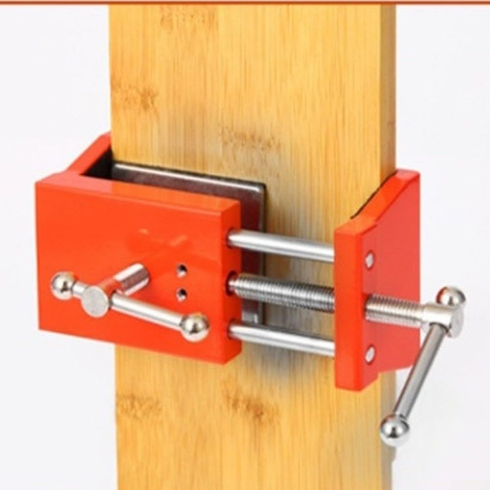 Juego de abrazaderas de aluminio para bisagras de muebles, herramientas de precisión para carpintería, abrazaderas resistentes para alinear puertas de armarios y estantes, 2 piezas