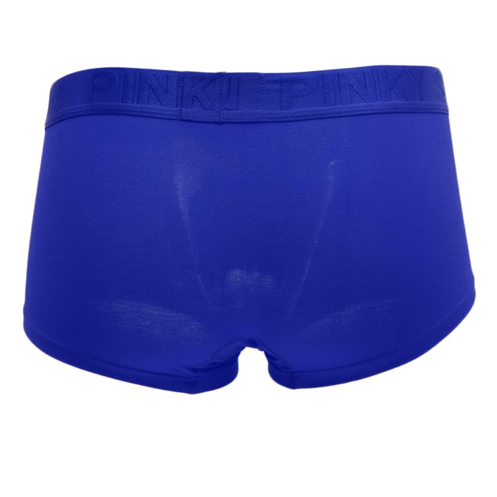 Men Breathable Low Rise Comfy Pouch Boxer Briefs Seamless Underwear Blue L-image-15