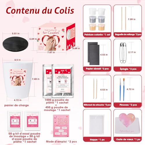 Kit empreinte 3D adultes famille pour vos activités créatives maison - 3