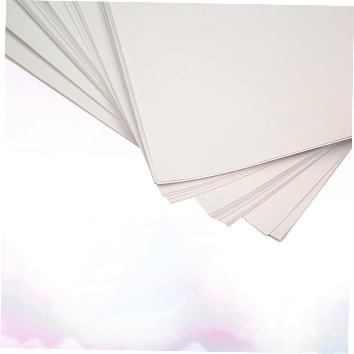 Homoyoyo 80 Blatt Standard Skizzenpapier Weiß Säurefrei Ph Neutral Recyceltes Zeichenpapier zum Zeichnen und Malen für Künstler und Schule Leicht Tragbar Glatte Oberfläche