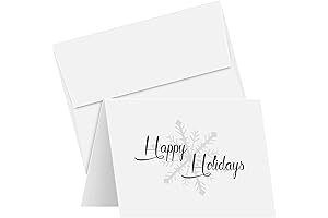 Minimalist Happy Holidays Greeting Cards for Christmas and New Year