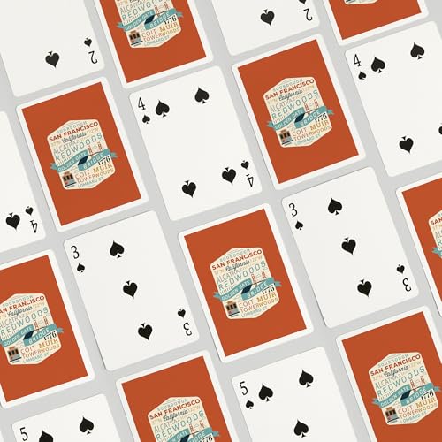 Baraja de Cartas Póker 52 naipes San Francisco miniatura 4
