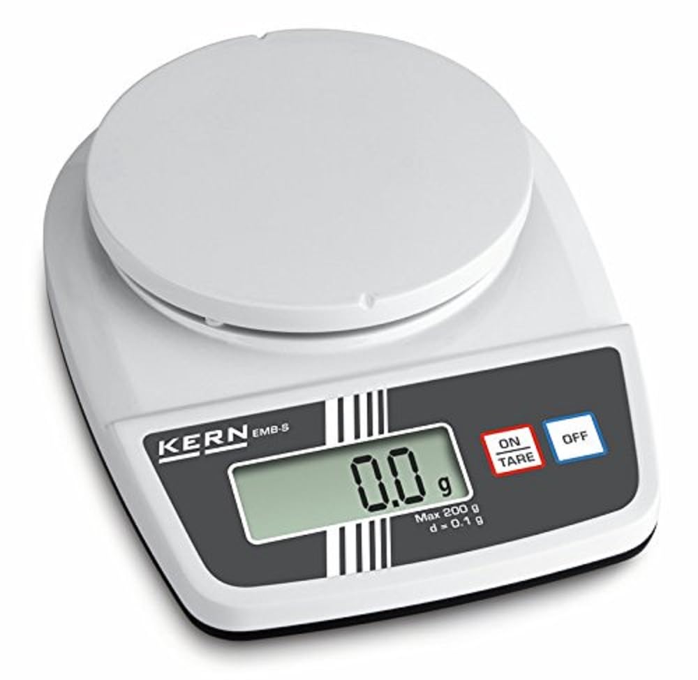 Báscula de precisión [Kern EMB 5000-0SS05] (5 unidades) El milagro del espacio – Báscula escolar apilable para enseñanza experimental, rango de pesaje [Max]: 5000 g, legibilidad [d]: 1 g