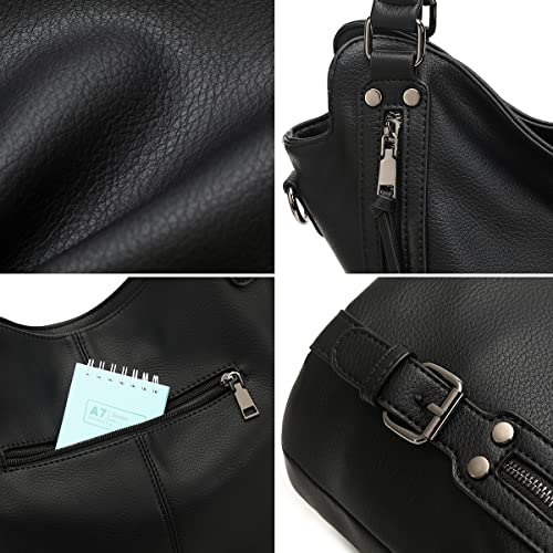 Image of lapsting Hobo Bags for Women Handbags Purse Ladies Boho Shoulder Bag Crossbody Purses Faux Leather