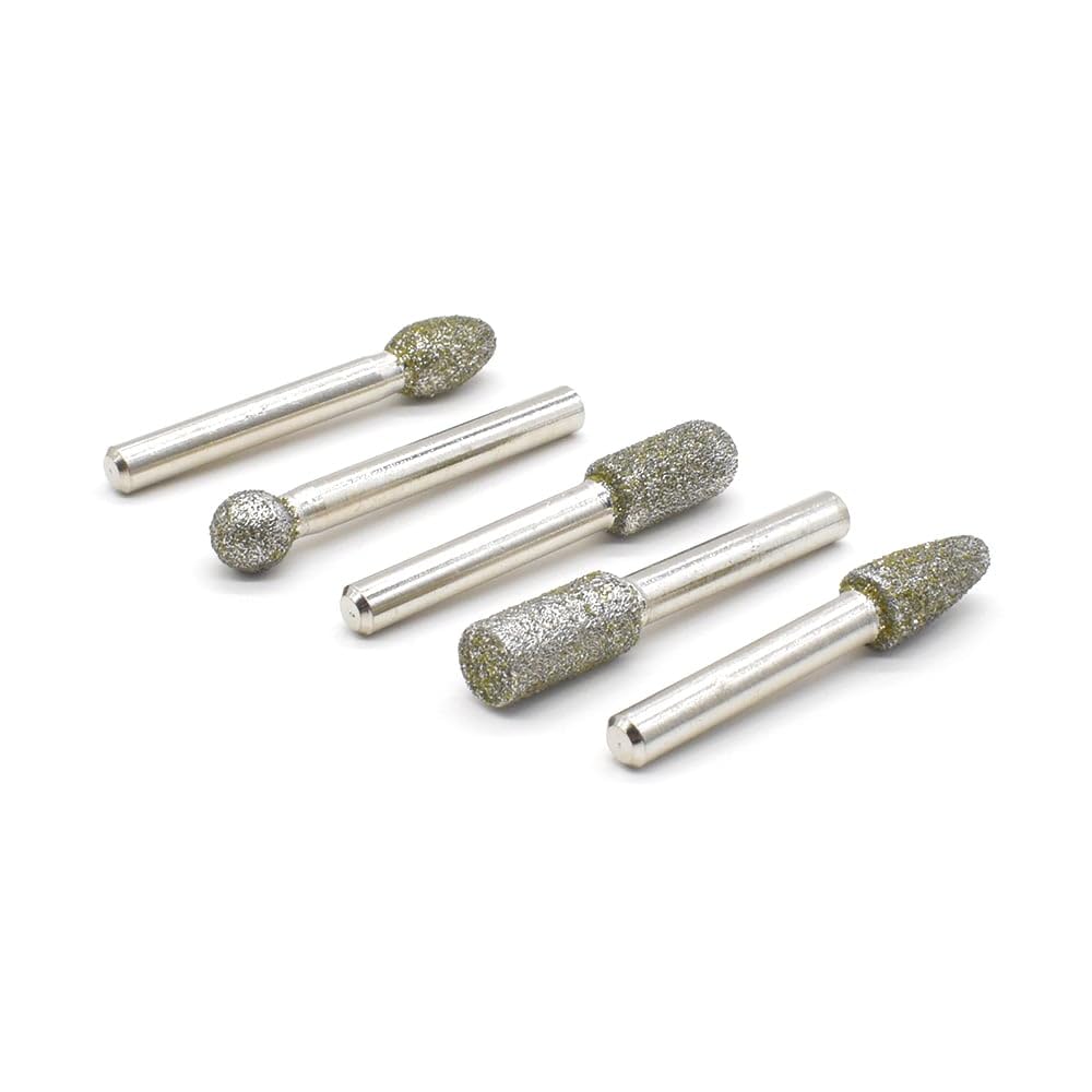 Amazon.com: Big Horn 19391 5PC Diamond Burr Set - 1/4