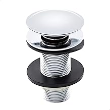 Válvula Click 7/8 para Cuba/Lavatório SOFTINOX – Aço Inox Cromado, 3cm, Sistema Pop-Up Inteligente, Antivazamento, Alta Durabilidade e Instalação Rápida