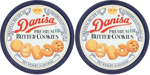 Image of Danisa, Butter Cookies Tin, 16 Ounce (Pack of 2)