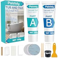 Fliesenreparaturset, Emaille Reparatur Set, Wasserdichtes Und Auslaufsicheres Keramik Reparatur Set, Waschbecken Reparaturset Zum Reparieren Von Kratzern, Löchern, Rissen