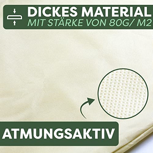 Praknu Winterschutz für Kübelpflanzen 155 x 100 cm – Frostschutz Pflanzen – Ansicht 6