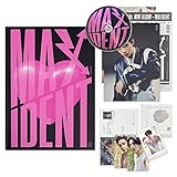 STRAY KIDS - Mini Album [MAXIDENT] (HEART Ver.) Photobook + CD-R + Lyrics Paper + Photocards + Mini Poster + Face Sticker + Photo Pack + Folded Poster + 1 PVC Photocard