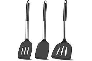 3-Piece Plastic Spatulas: Durable Kitchen Essentials