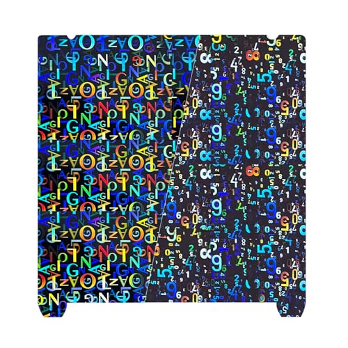 HzdaDeve Double Sided Build Plate for Neptune 3 Pro H1H Smooth Board Heated Bed Print Bed Spring Steel Flexible Platform Sheet for Elegoo Neptune 3 Pro/Neptune 4 Pro 3D Printer (Letter+Number)