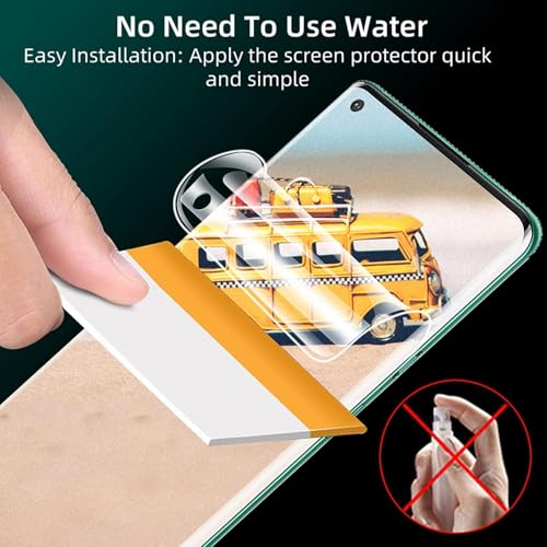 Image of FabeKee Acrylic Screen Guard Compatible for Vivo V50e / Vivo V50 5G| Front And Back Screen Guard With camera lens protector Edge To Edge Full Screen Coverage With Easy Installation Kit 3in1