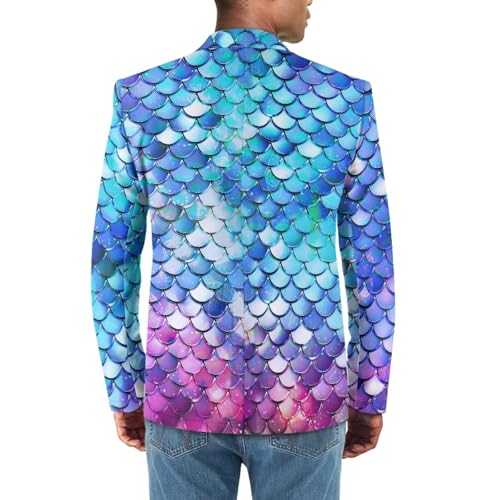 Men's Casual Blazer Regular Fit Lightweight One Button Jacket Slim Wedding Party Coat Business Sport Outwear2