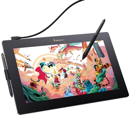 Xencelabs Pen Display 16 Essentials Tableta de Dibujo OLED con Pantalla 4K Profesional Pantalla de...
