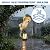 ZaaYee Solar Hanging Dog Statue, Outdoor Resin Golden Retriever Dog Figurine with LED Lights, Puppy Animal Ornament for Garden, Fence, Porch, Patio, Yard Decor, Dusk to Dawn Auto On/Off