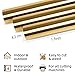 Prime Vinyl Permanent Vinyl, Chrome Gold Vinyl Compatible with Cutting Machine - 12