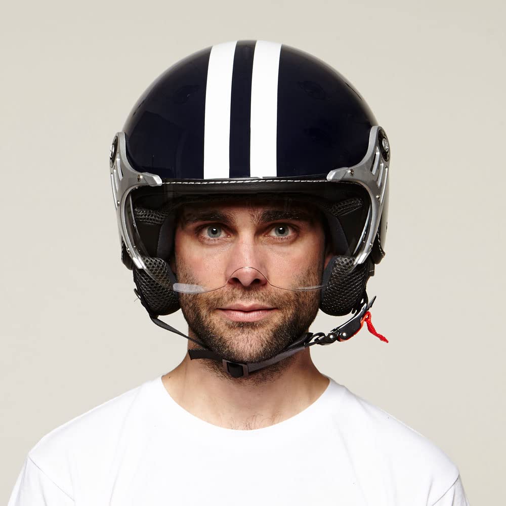 VINZ Fiori Roller Helm Jethelm Fashionhelm |in Gr.  Produktbild-Vorschau 3