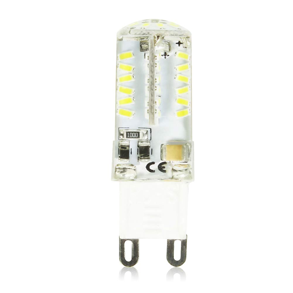 Mengjay® 15 Unidades – 4 W G9 Iluminación LED Bombilla Blanco Frío 6000 – 6400 K AC 200 – 240 V 104 Ledes SMD 3014 Bombillas LED