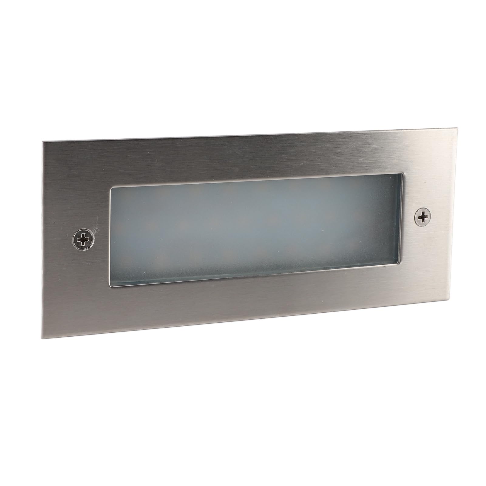 Luz de paso LED Luz de pared de escalera integrada de aleación de aluminio impermeable para interiores y exteriores Iluminación brillante blanca cálida de 3000 K para escaleras,