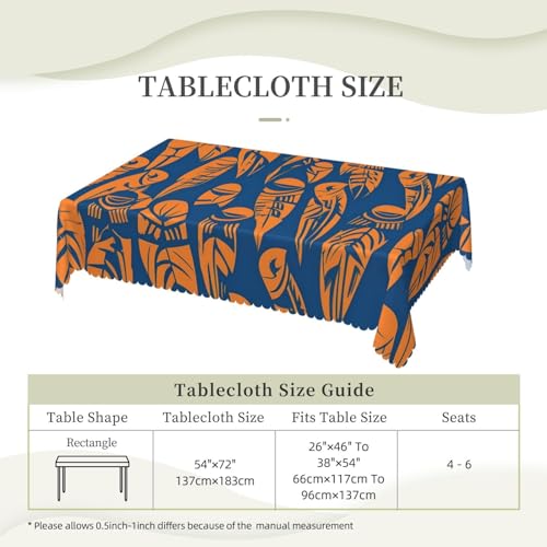 Nappe rectangulaire imperméable contre les taches d'huile lavable en machine