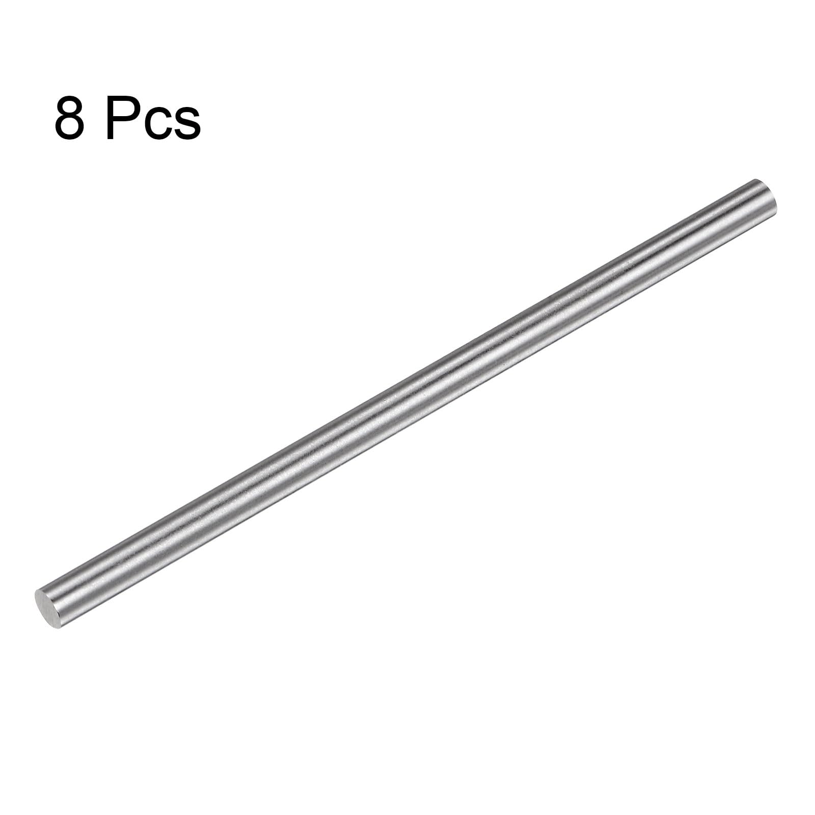 8 Tiges Rondes HSS Acier Rapide - 5,7 Mm X 100 Mm - Pour Tour Ou Bricolage - Neuf En Emballage