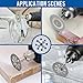 20Pcs Diamond Cutting Wheel for Dremel Rotary Tool Cutting Discs Cut Off Wheels with 1/8