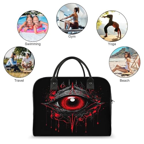 Maletín para laptop liviano unisex Eye of Hell miniatura 4