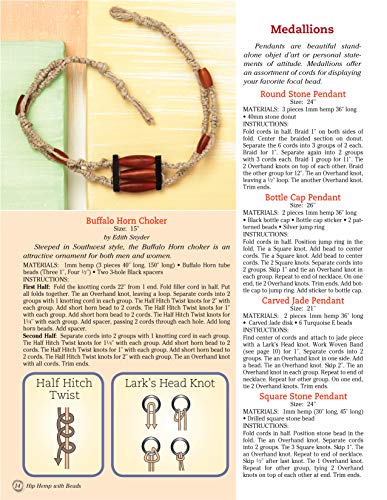 Hip Hemp With Beads: Easy & Awesome Knotted Jewelry With Hemp Cord (Design Originals) #TOP4