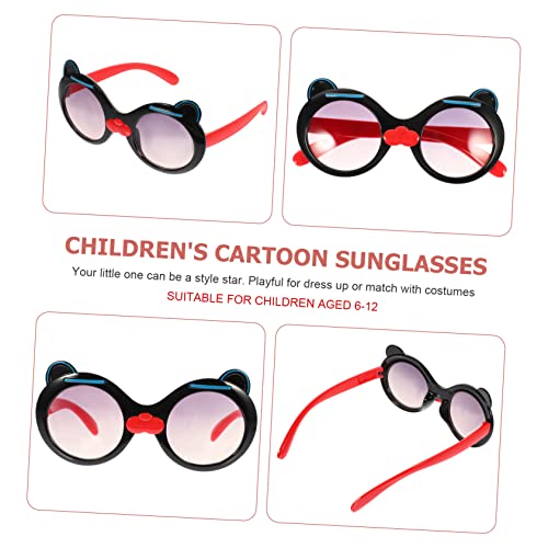 HOMSFOU 1 De Óculos De Plástico Acessório Favor Preto Menina Gato Acessórios De Verão Decoração Meni