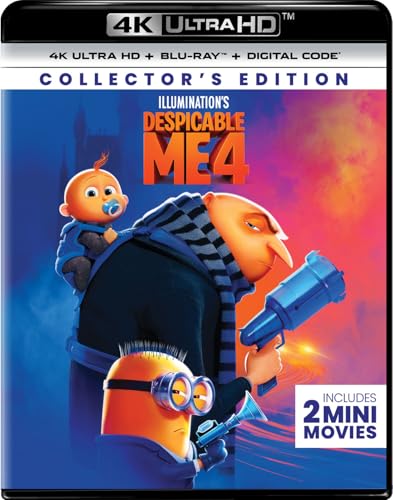 Despicable Me 4 – Collector’s Edition 4K Ultra HD + Blu-ray + Digital [4K UHD]