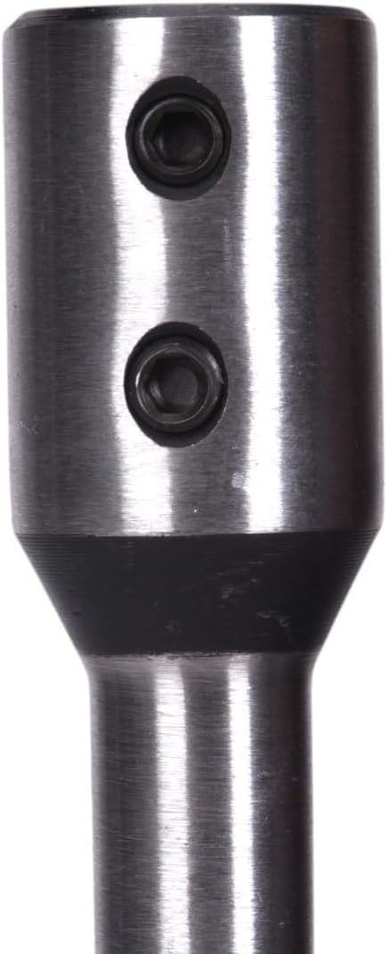 Century Drill & Tool 38113 12" Ship Auger Drill Bit Extension, Accepts Ship Auger Drill Bits with 1/2" Shank, ½ Shank Requires ½ Drill Chuck, High Carbon Steel, Set Screw Installed, Hex Key Included