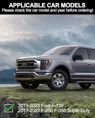 Estribos de aluminio para Ford F150-F350 2015-2023 miniatura 3