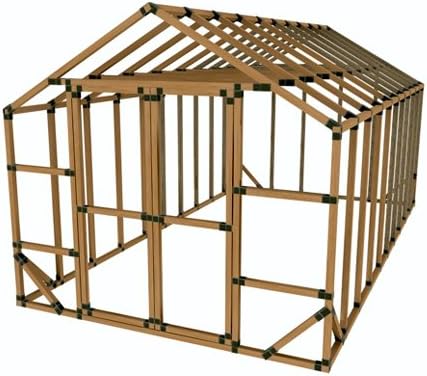 10X20 E-Z Frame Standard Storage Shed Kit