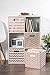 DII Collapsible Polyester Storage Cube, Honeycomb, Copper, Small