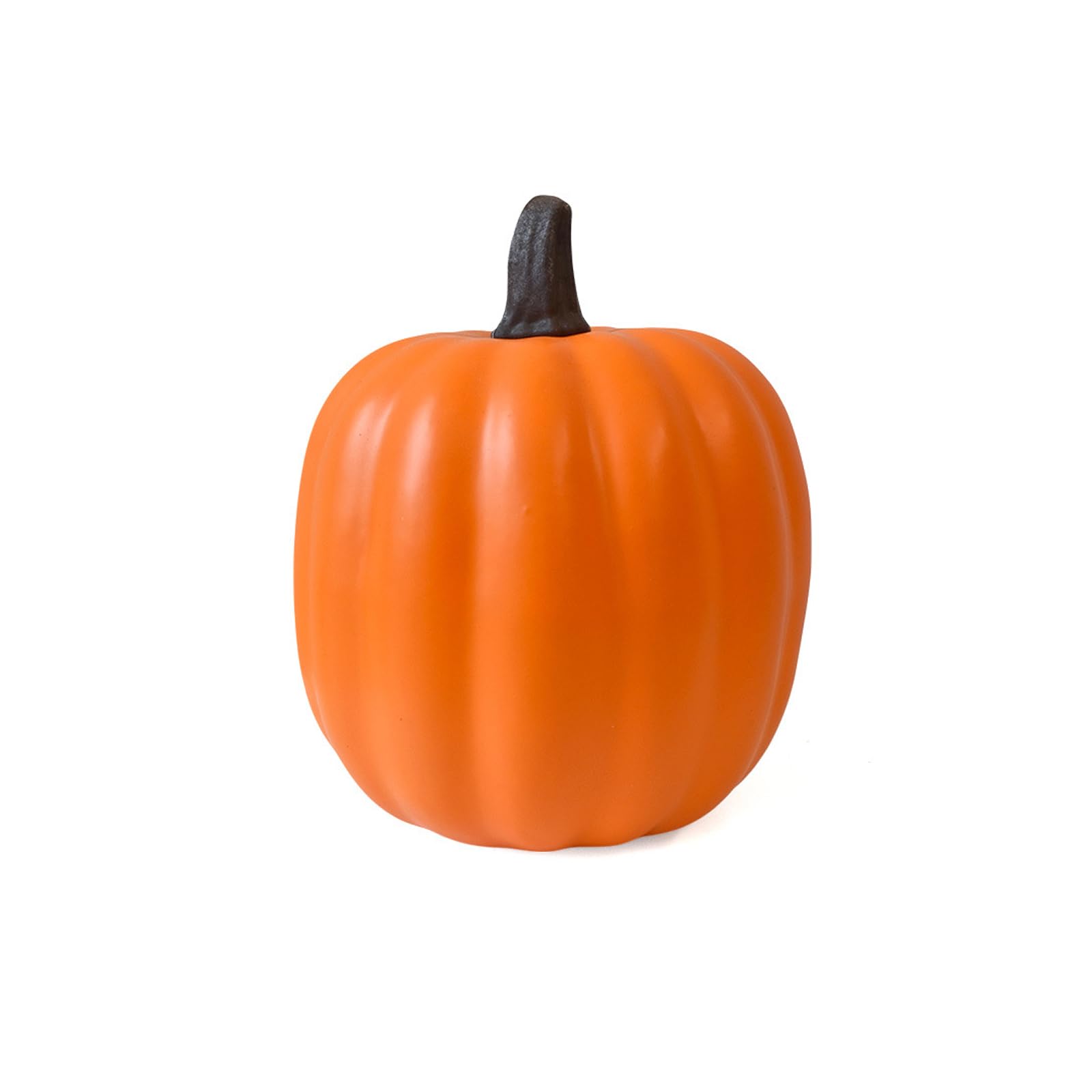 Kalttoy Hand Cut Spume Pumpkin Figurine with Empty Eyes and Glowing Effect for Celebratory Mood Creation Celebratory Spume Pumpkin Ornament