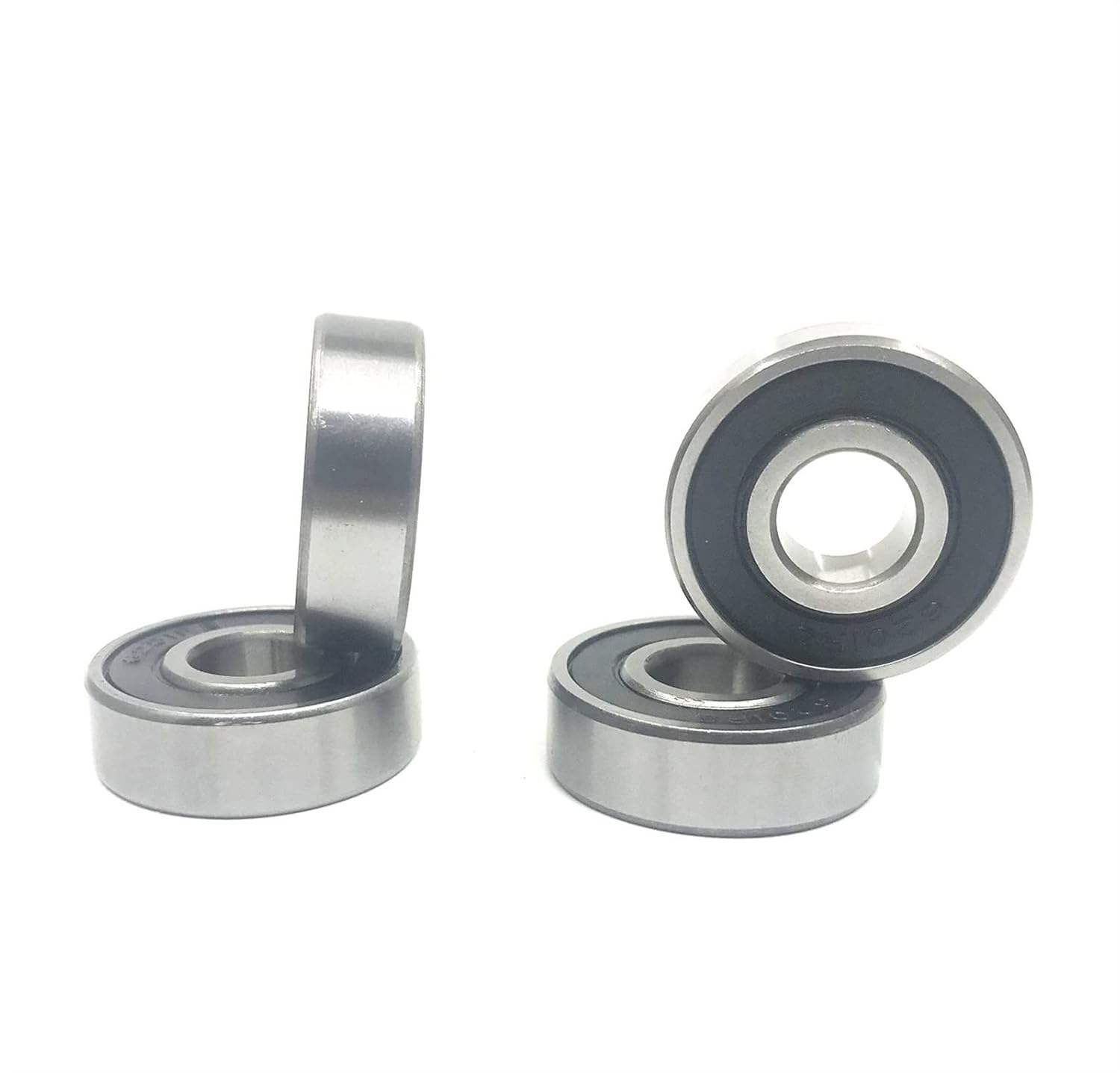 Miniature Double Sided Sealed Bearings 10PCS 6200-2RS 10X30X9mm ABEC-1 Deep Groove Ball Bearings