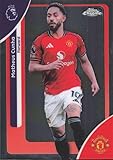 2025-26 TOPPS CHROME PREMIER LEAGUE #134 MATHEUS CUNHA MANCHESTER UNITED SOCCER OFFICIAL TRADING CARD OF SOCCER