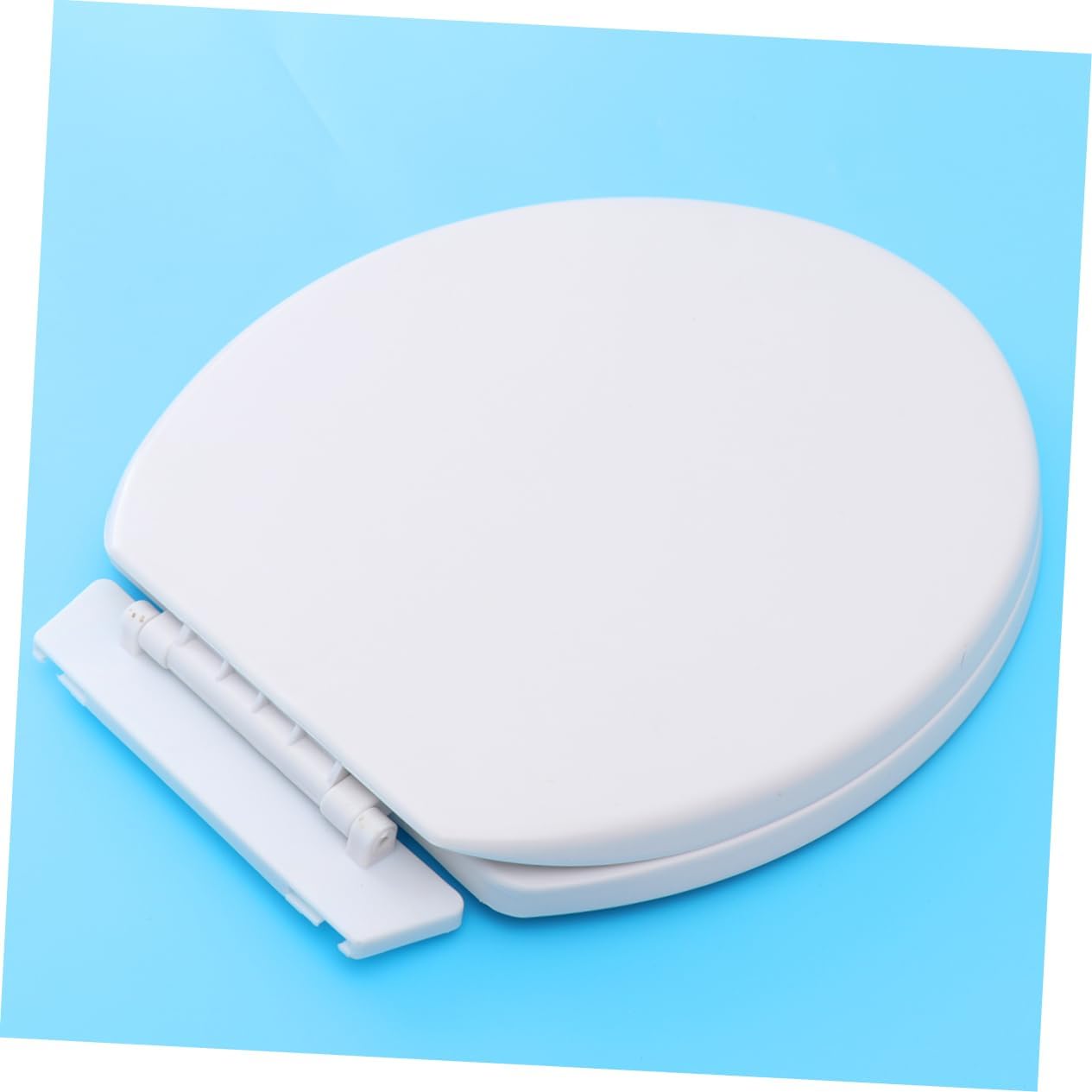 Ciieeo Bathroom Toilet Lid Pp Thick Cover Home Use Strong Hinges Easy Installation Fade Resistant