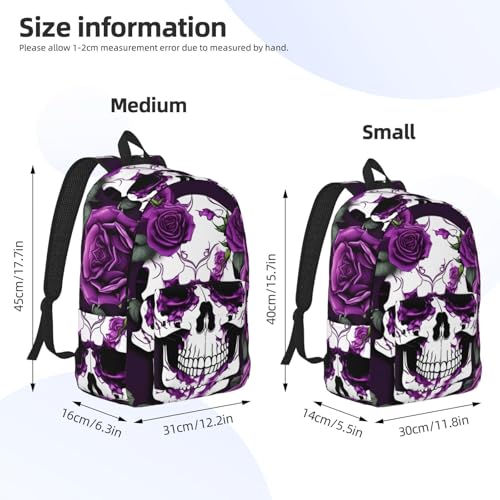 Sac à dos femme violet randonnée affaires voyage ordinateur portable imprimé