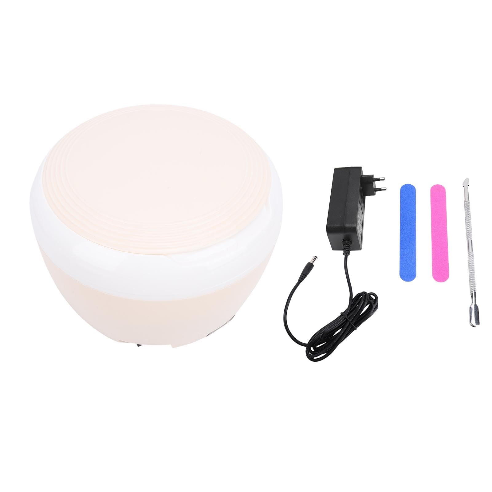Tazón Eléctrico de Siembra de Uñas, Tazón Gel con Calefacción para Quitar las Uñas con para un Salón Casero (Enchufe de la UE)
