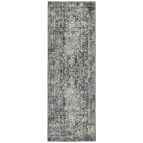 Morebes Vintage Runner Rug 2X6, Washable Hallway Rug Runner Non-Slip Traditional Bathroom Rug, Non-Shedding Medallion Kitchen Mat Soft Carpet Runner For Entry Foyer Laundry thumb #7