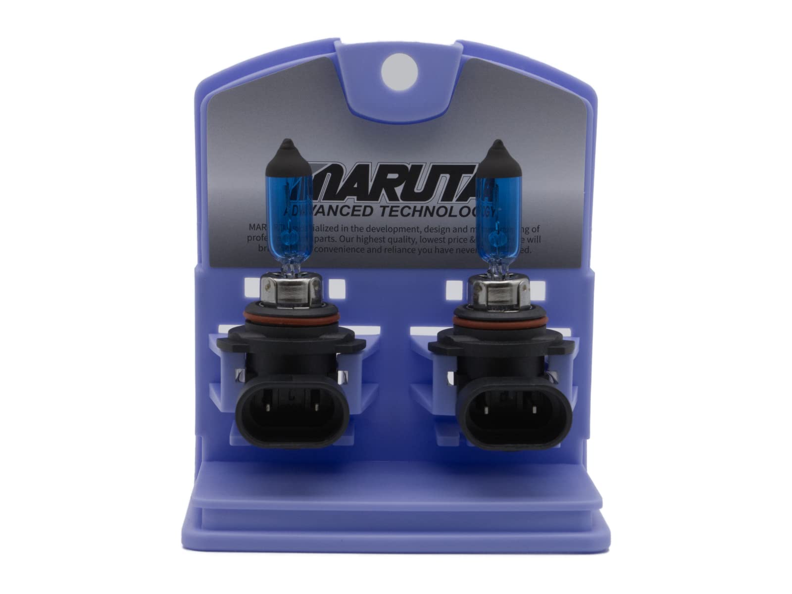 MARUTA SUPER WHITE 9006 / HB4 55W Żarówka halogenowa do świateł mijania i drogowych, efekt ksenonowy 5500K, wysokiej jakości szkło kwarcowe, homologacja ECE