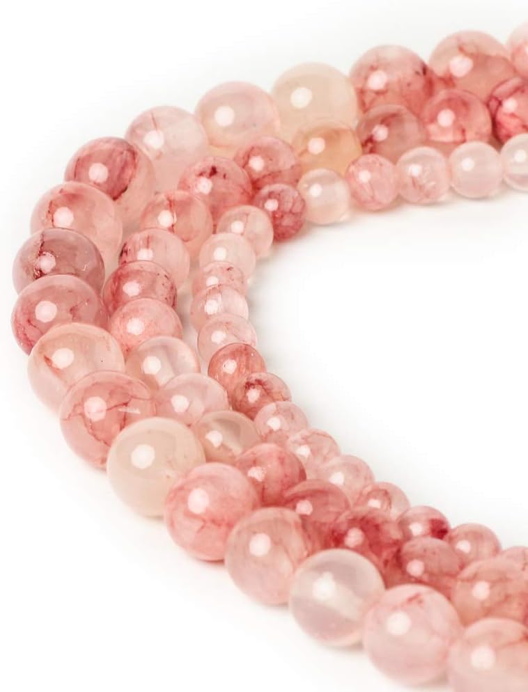 10mm Cherry Jades Round Loose Beads for Jewelry Making